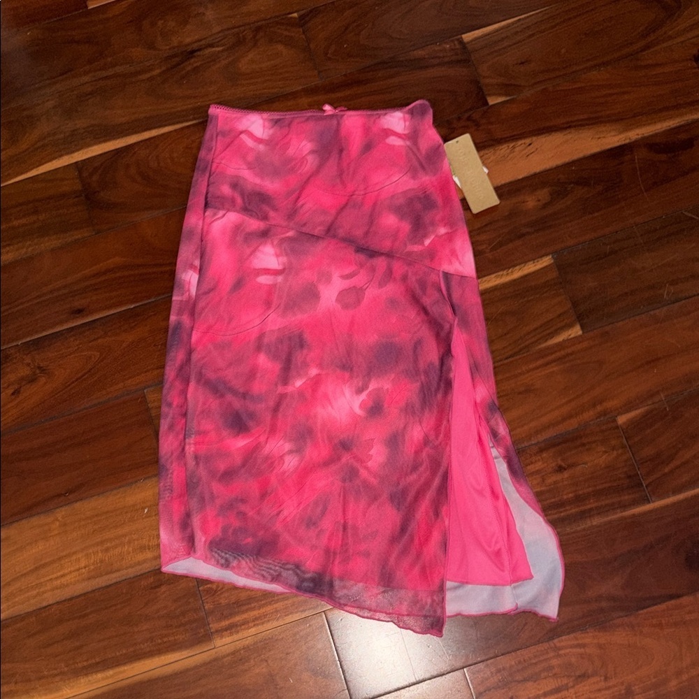 Pink Tie-Dye Women's Skirt